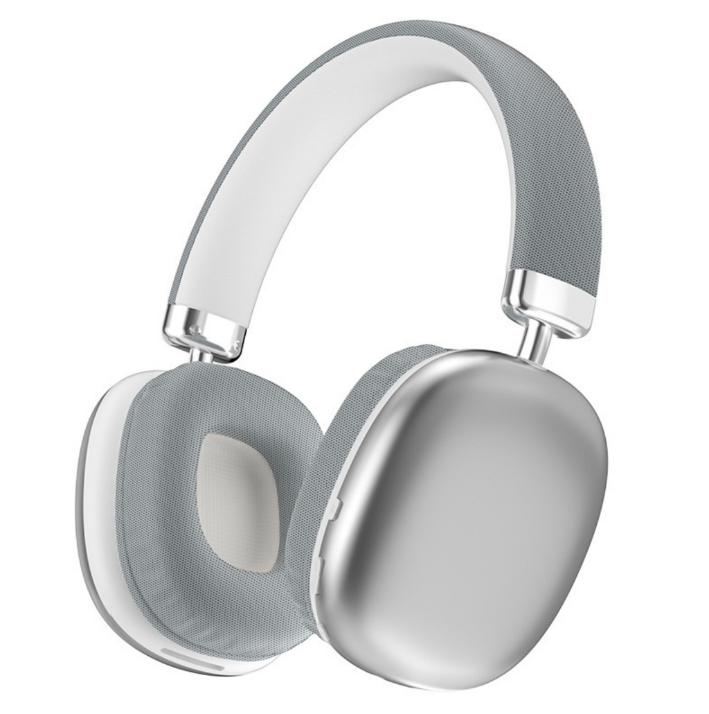 Wireless Bluetooth Headphones – High Bass Over-Ear Headset with Microphone & USB