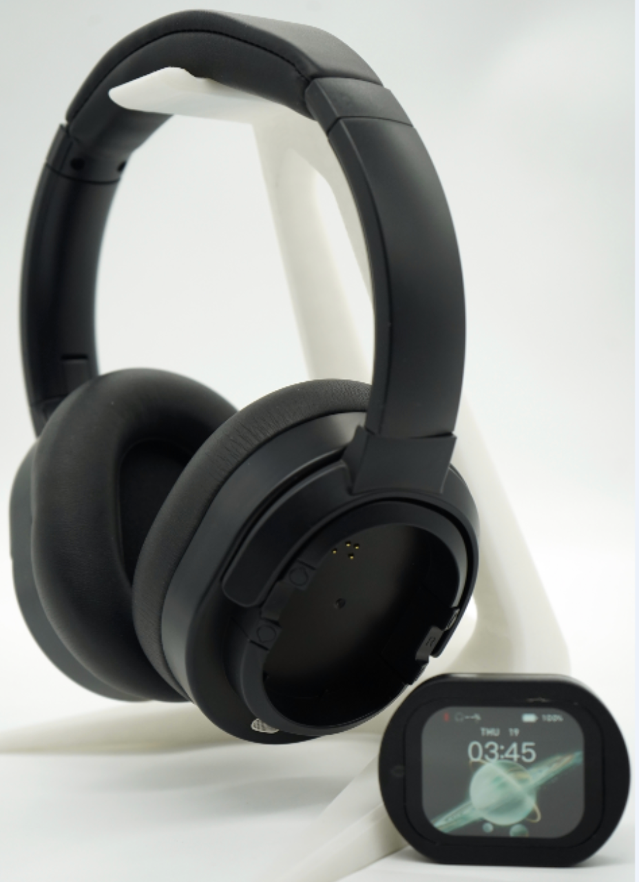 Hybrid ANC Wireless Bluetooth Headphones – Smart Touch Over-Ear Headset