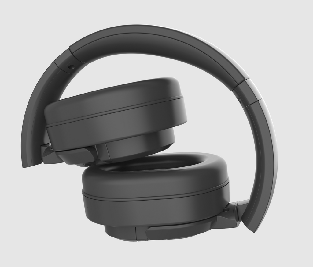 Hybrid ANC Wireless Bluetooth Headphones – Smart Touch Over-Ear Headset