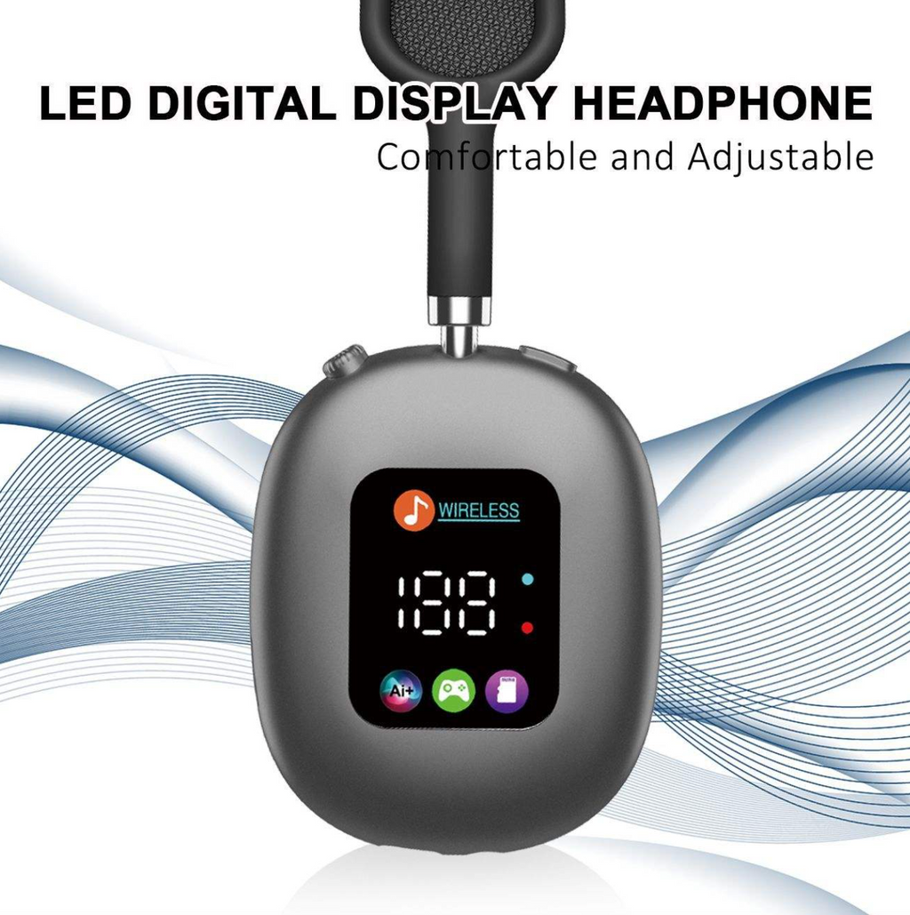 E10 Wireless Bluetooth Headphones – Over-Ear Stereo Headset with Deep Bass & Mic