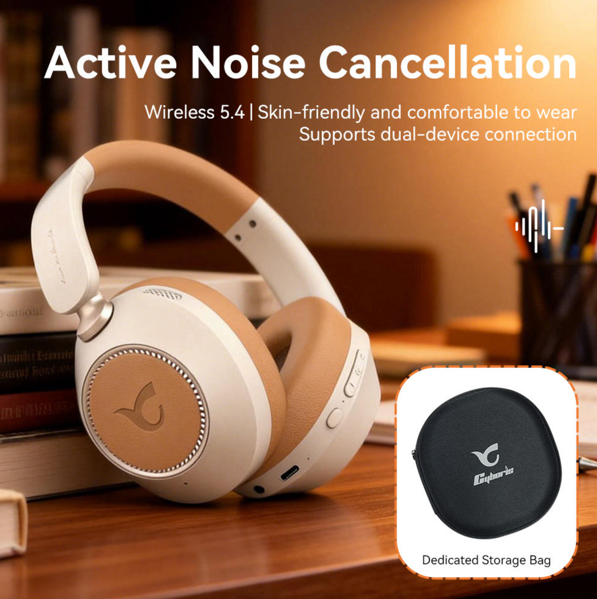 C808 Wireless Bluetooth Headphones – Hi-Fi Surround Sound Over-Ear Headset