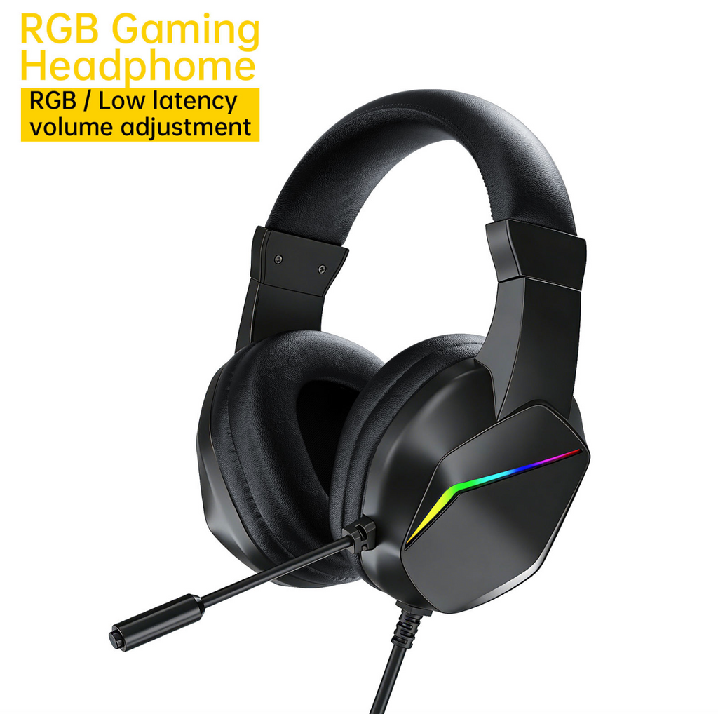 Pro Gaming Headset – Crystal-Clear Mic & Hi-Res Audio for Gaming