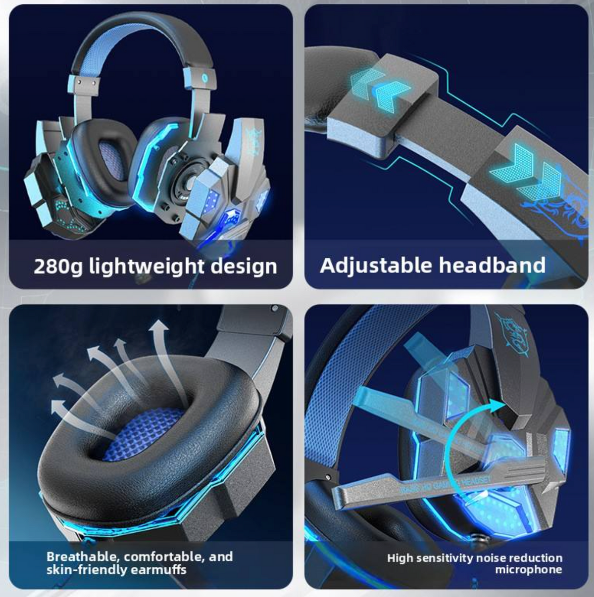 Wired Over-Ear Headphones – Comfortable Stereo Headset for Music, Gaming & Everyday Use